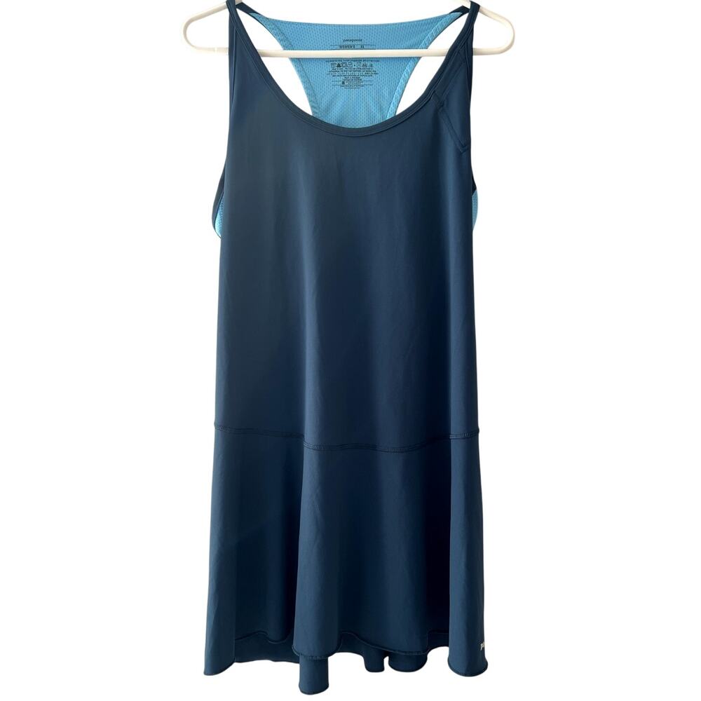 Patagonia Women's Two Tone Blue Sport Athletic Outdoor Tennis Activewear XL Top